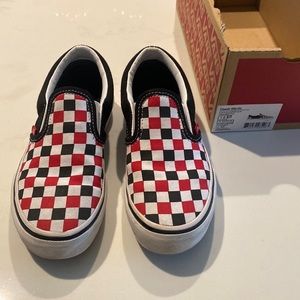 Boys Checkered Vans